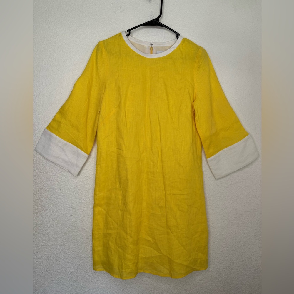 Molly Moorkamp - Yellow Veronique Shift dress - Size 4